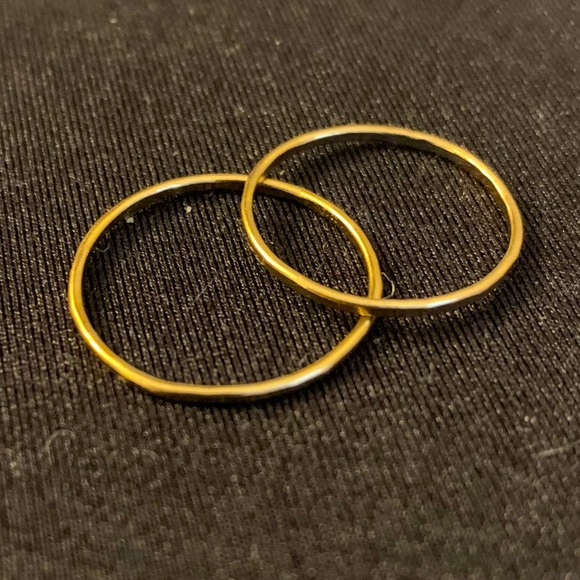GO Rings stackable set of 2 (size 6 & 7) - Picture 1 of 3